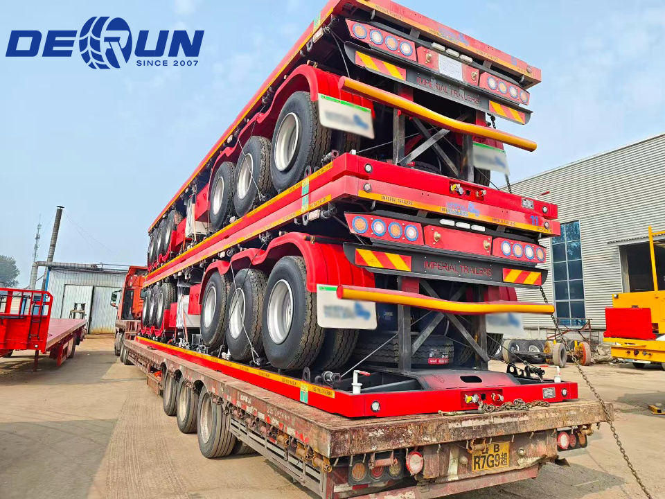 Ba bộ sơ mi rơ moóc phẳng sẽ được chuyển đến Zambia