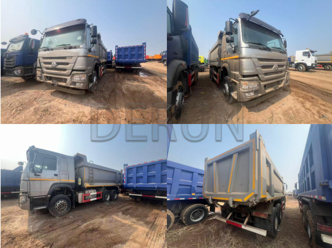 Xe tải tự đổ SINOTRUK HOWO 6x4 được vận chuyển thành công đến Algeria