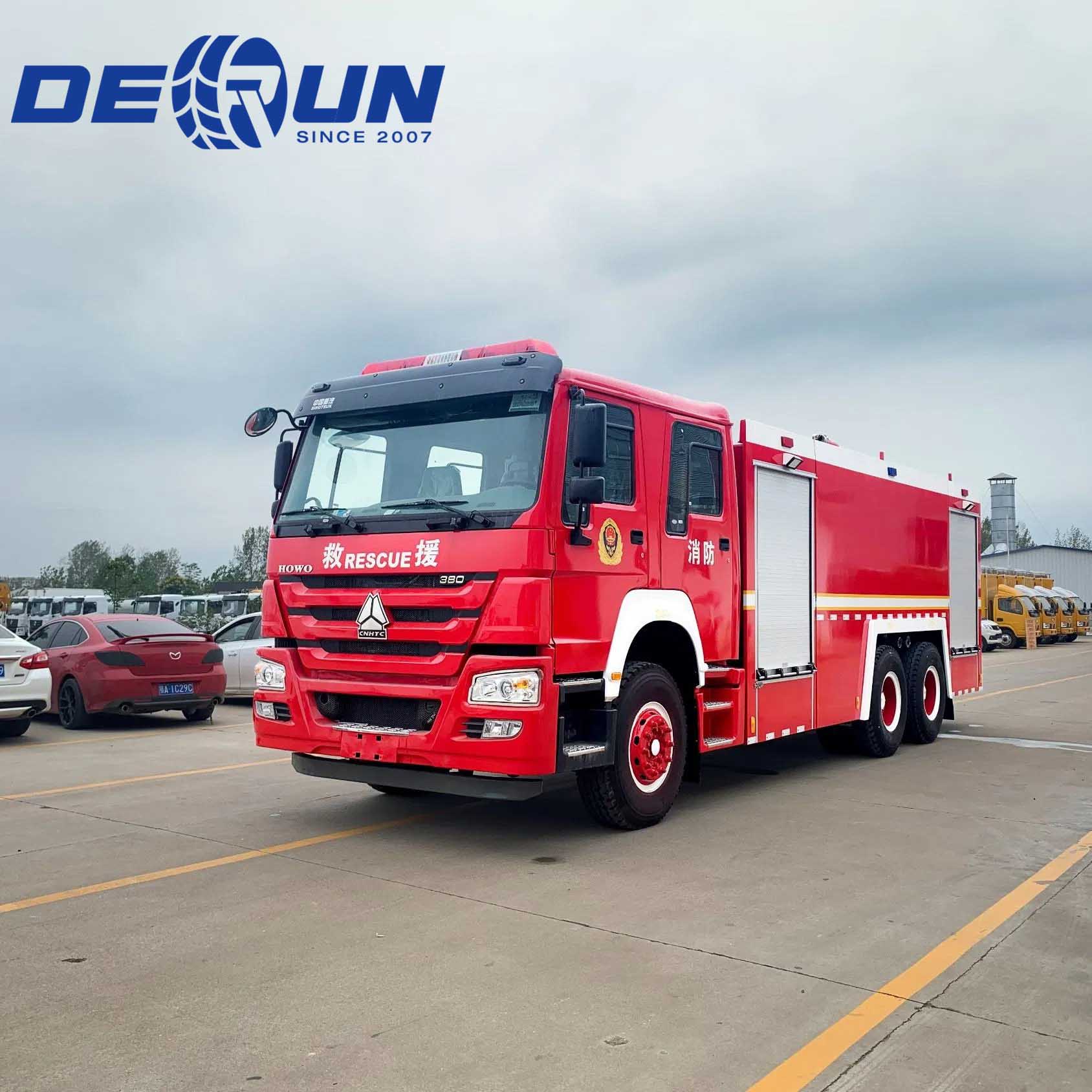 Cách chọn xe cứu hỏa công nghiệp hạng nặng: Tại sao Sinotruk HOWO 6x4 nổi bật