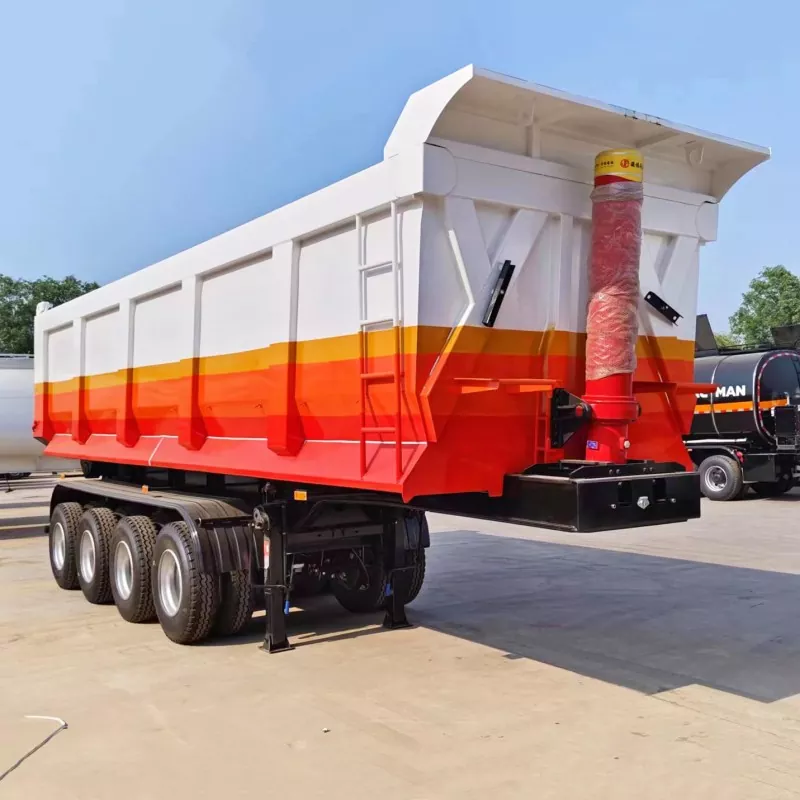 Trailer đổ thủy lực 40 mét khối