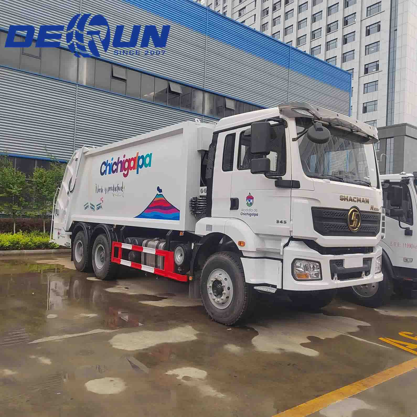 Xe chở rác nén Shacman 6x4