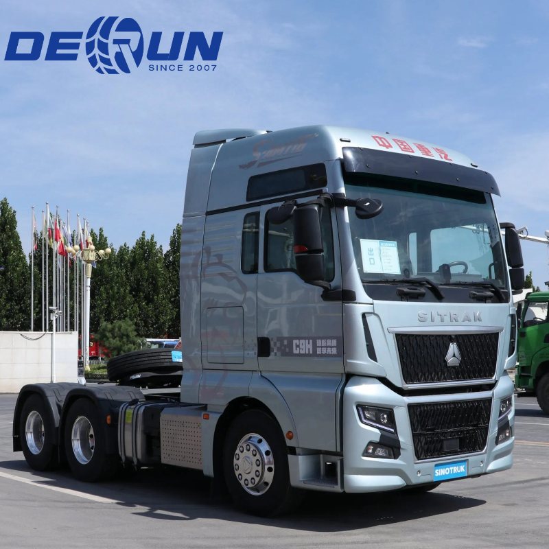Sinotruk Sitrak 6x4 10 bánh xe máy kéo đầu xe tải Prime mover