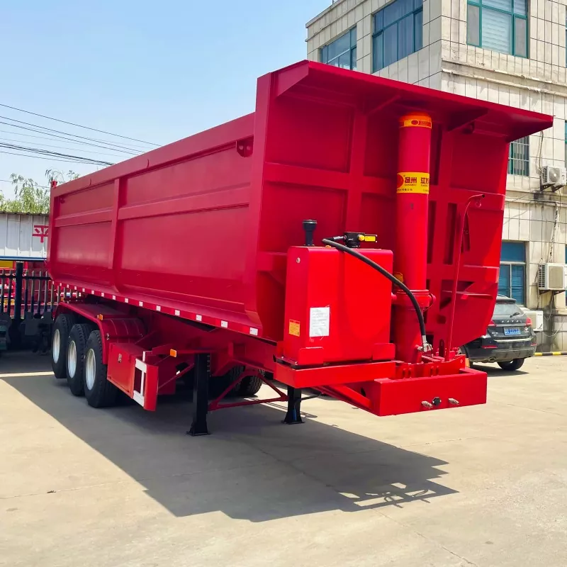 Trailer bán trục phía sau Tri Axle